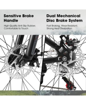 Streamdale 27.5" Mountain Bike with 21-speeds, Disc Brakes & Thumb Shifter