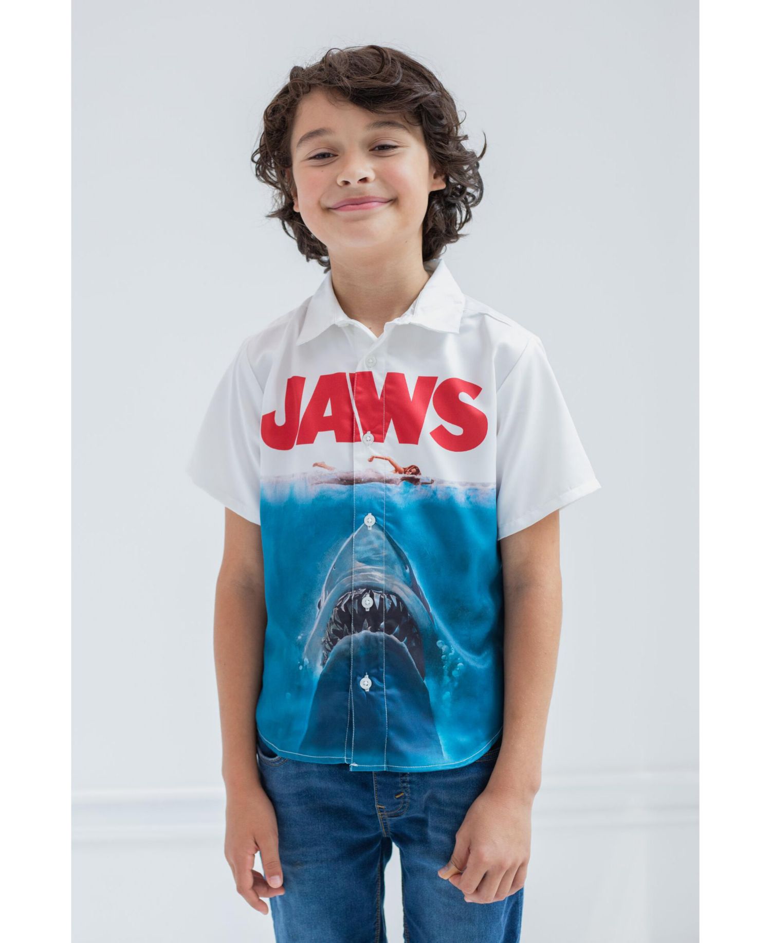 Boys Hawaiian Button Down Dress Shirt