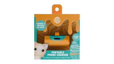 5,000 mAh Portable Phone Charger, USB-C and Lightning