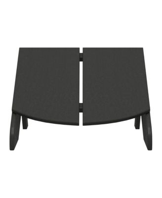 Modern HDPE Plastic Folding Patio Adirondack Ottoman