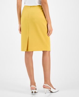 Kasper Women's Stretch-Crepe Knee-Length Pencil Skirt - Macy's