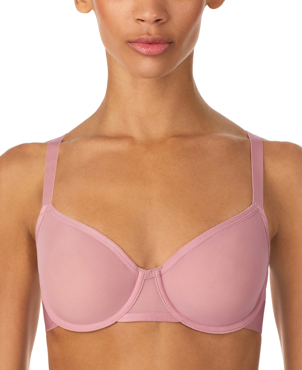 Dkny Women's Sheers Unlined Demi Bra, Dk4085