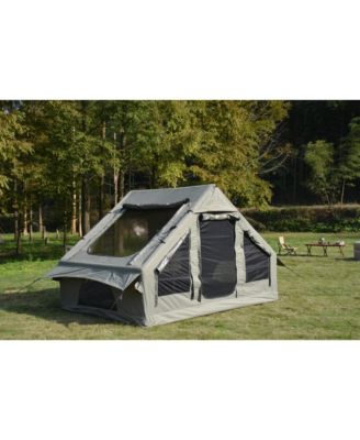 Streamdale Inflatable Camping Tent Easy Setup 4-Season Glamping for 4-6, Waterproof, Windproof, Portable