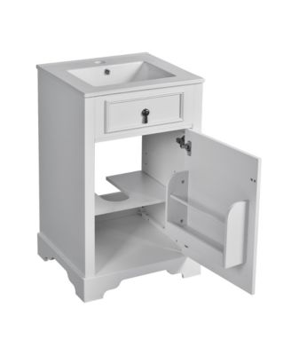 20-Inch Ceramic Soft-Close Adjustable Vanity Sink