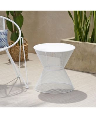 Streamdale Stylish Mesh Breeze Side Table Perfect Summer Companion for Relaxation