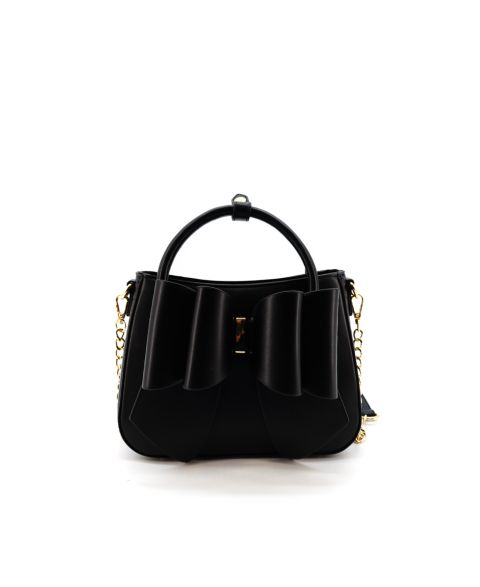 Женская сумка LIKE DREAMS Madeline Bow Small Crossbody, цвет: Чёрный