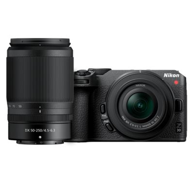 Z 30 Mirrorless Camera with 16-50mm & 50-250mm Lens, Bundle with 64GB SD Memory Card, Bag, 62mm and 46mm UV, CPL and ND Filters