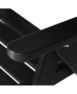 HDPE Adjustable Highback Folding Patio Dining Chair