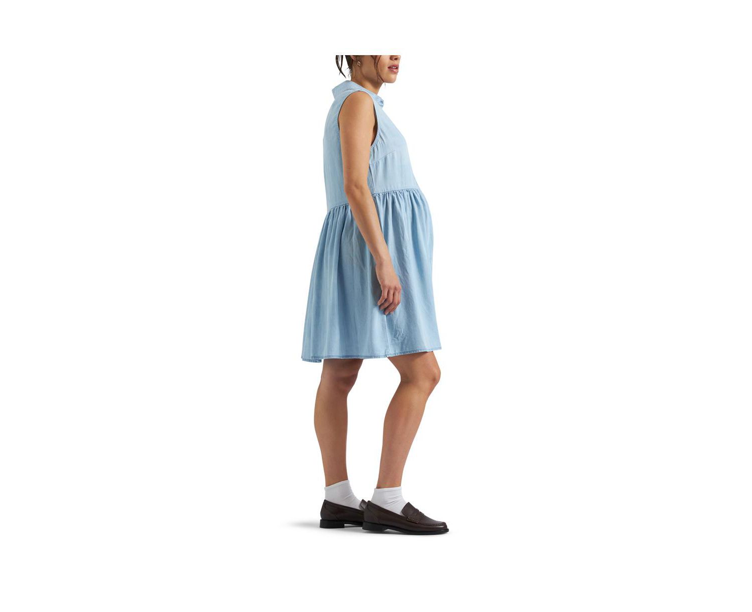 Maternity Ripe Bec Chambray Dress