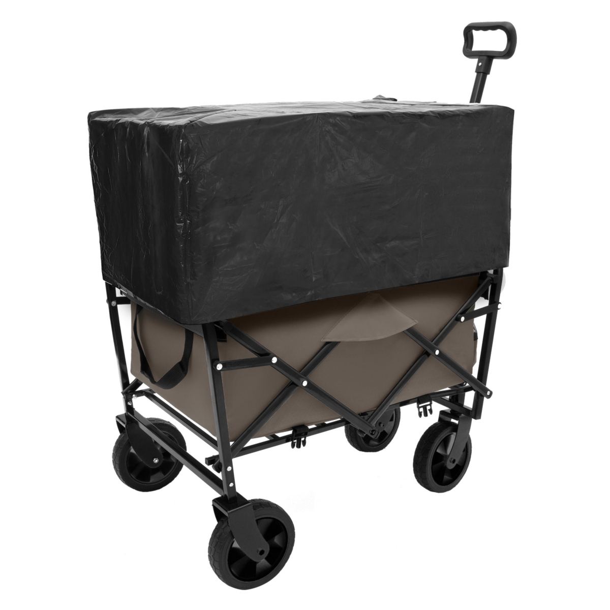 Streamdale Multi-Purpose Collapsible Wagon with Liners Camping, Beach, Grocery