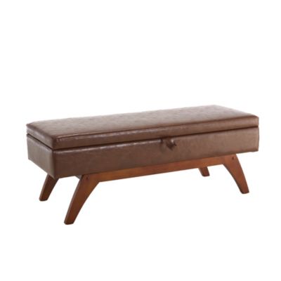 Streamdale Teddy wool fabric, solid wood feet for solid weighing, and bed end stool with storage function