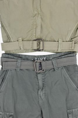 Big Boys 2 Pack Combo Belted Twill Cargo Shorts 8-18
