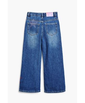 Girls Girls's Denim pants with stars