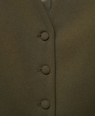 Women's Buttoned Suit Waistcoat