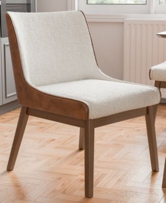 2-Pc. Forest Wisp Boucle Fabric Dining Chair Set