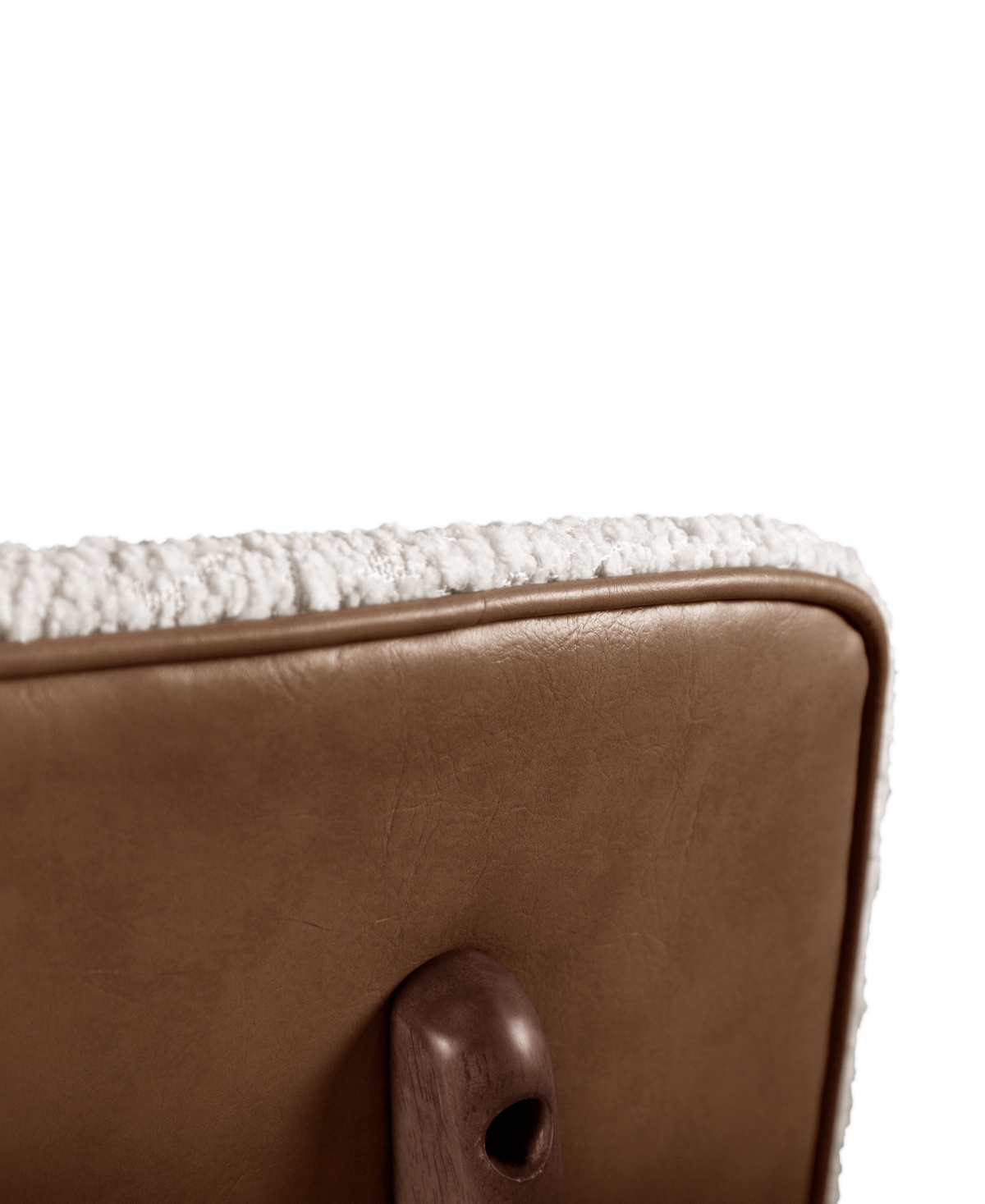 Furniture Of America 2-pc. Grove Boucle Fabric Padded Dining Chair Set In Walnut
