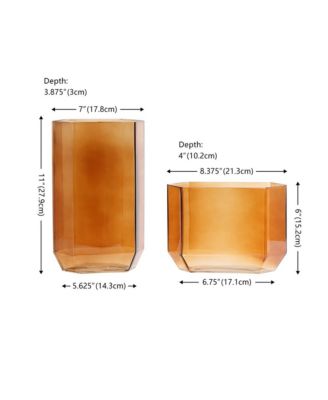 Noreno Glass Vase Set Of 2