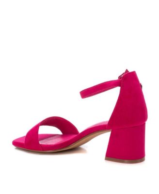 Women's Heeled Ankle Strap Sandals Refresh By Xti