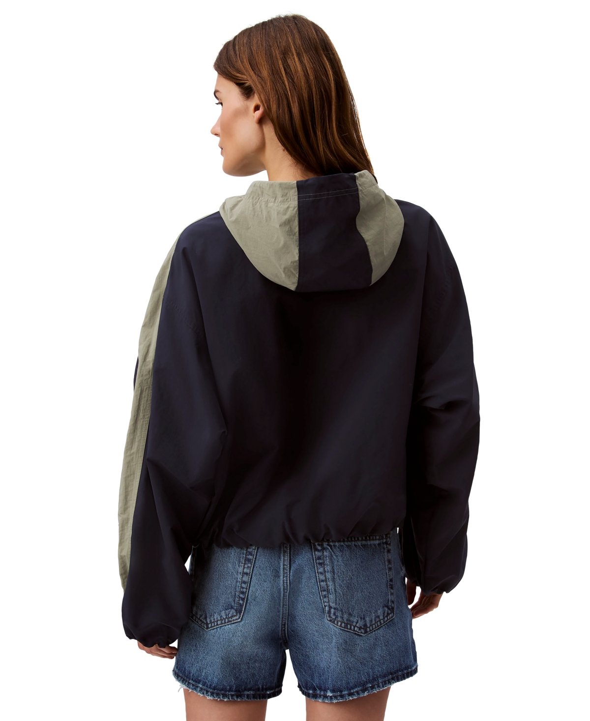 CALVIN KLEIN JEANS EST.1978 WOMEN'S RIPSTOP RELAXED JACKET 