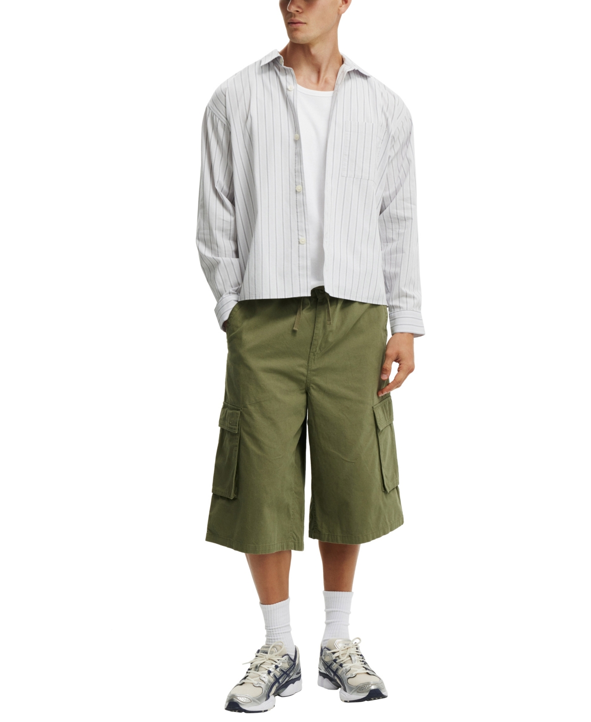 COTTON ON MEN'S HAMPTON LONG SLEEVE SHIRT 