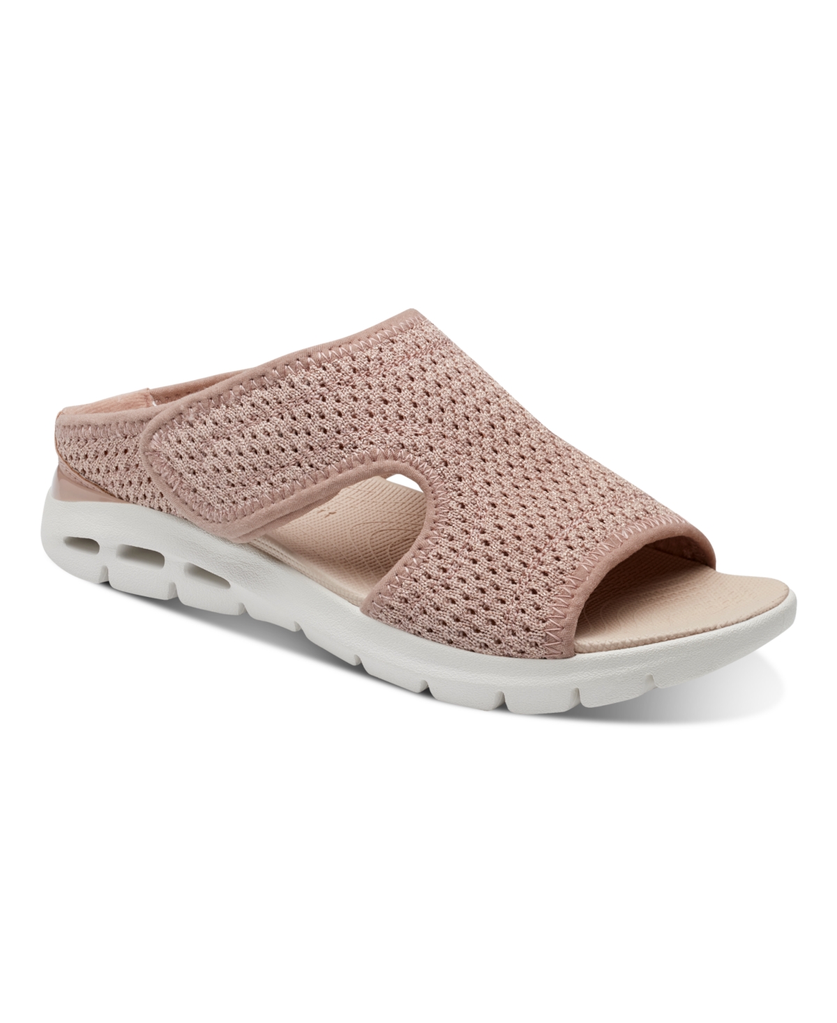 Shop Easy Spirit Women's Taniya Lightweight Slip-on Sandals In Rose Gold