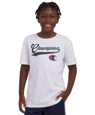 Champion - Big Boys Logo Graphic Short-Sleeve T-Shirt