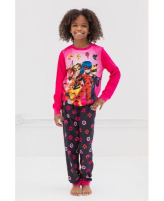 Girls Pajama Shirt and Pants Sleep Set