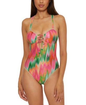 Becca - Women's Mirage Metallic One-Piece Swimsuit