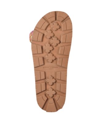 Women's Mylan Woven Buckle Straps Flat Sandals