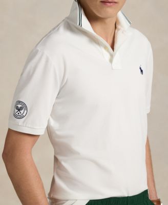 Unisex Wimbledon Classic-Fit Stretch Polo Shirt