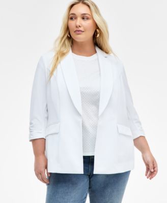 I.N.C. International Concepts - Plus Size 3/4-Sleeve Blazer
