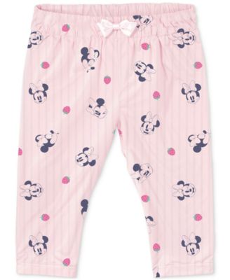 Baby Girls Minnie Mouse Bodysuits & Pants, 5 Piece Set