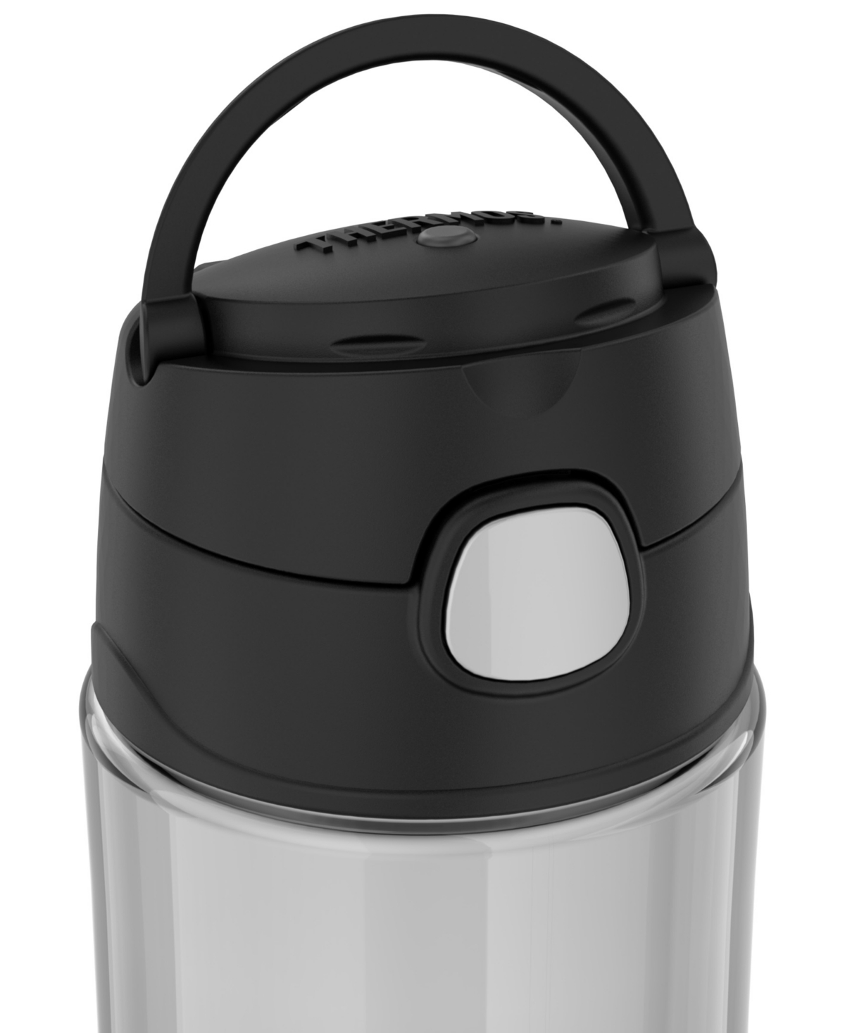 Thermos Funtainer 16 Oz. Water Bottle With Spout Lid In Black