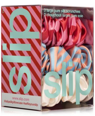 3-Pc. Pure Silk Large Scrunchies Set
