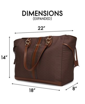 Eleganza 32 Liters Monogram Weekender Tote Bag