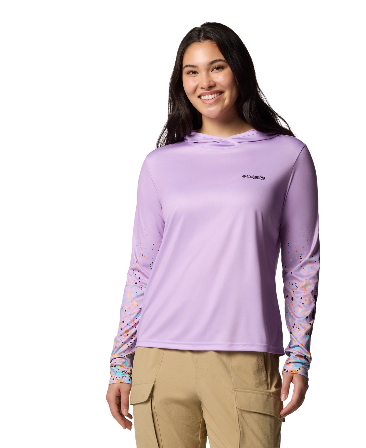 Women's Tidal Light Pfg Bentley Pullover Top - Hydrangea