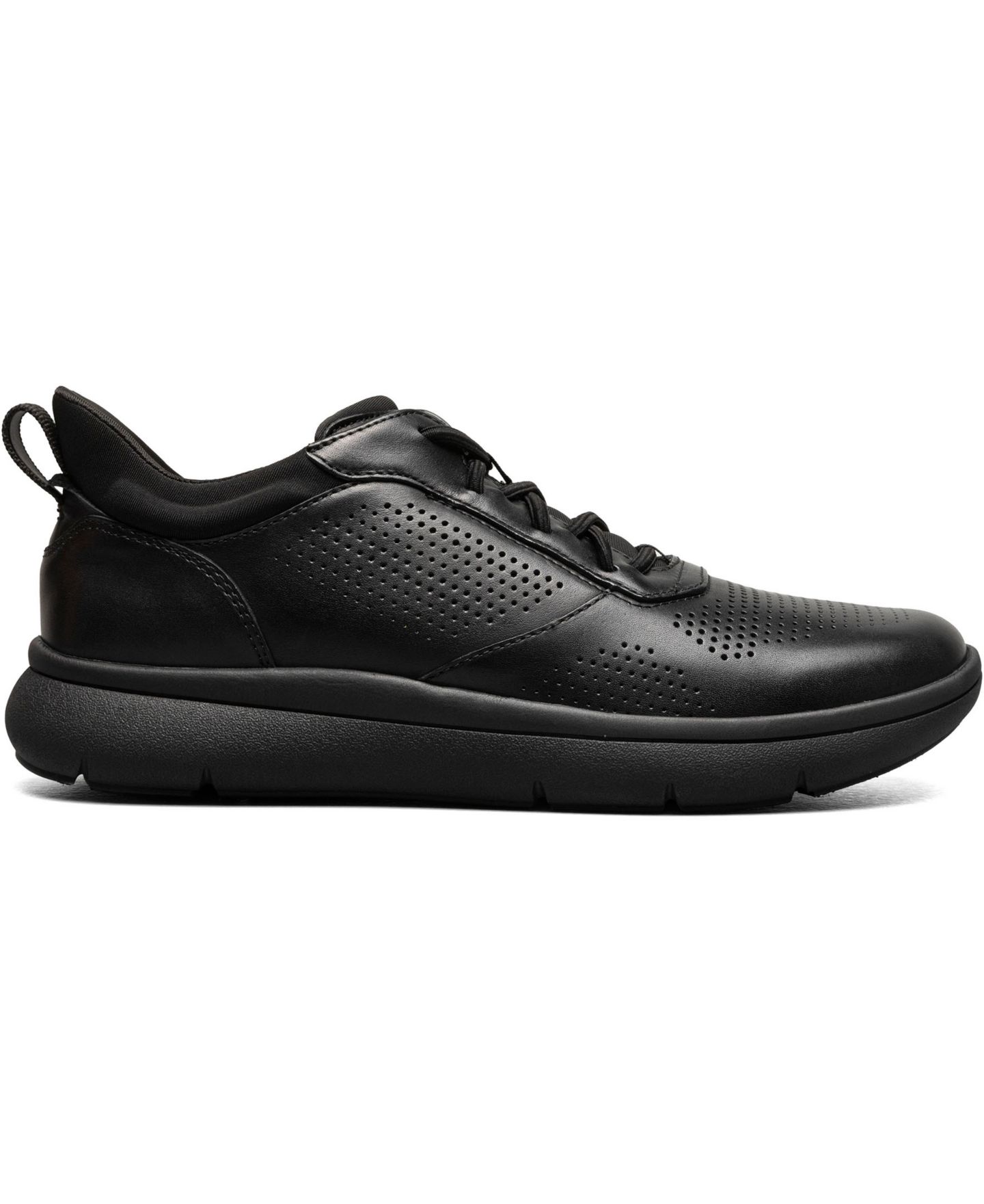 Мужские кроссовки Florsheim Fleet Perf Toe Elastic Lace, цвет: Чёрный — фото 7