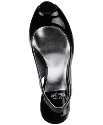 Women's Charis Peep-Toe Slingback Pumps