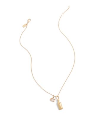 Gold Collectible Signature Stitched Hangtag Charms