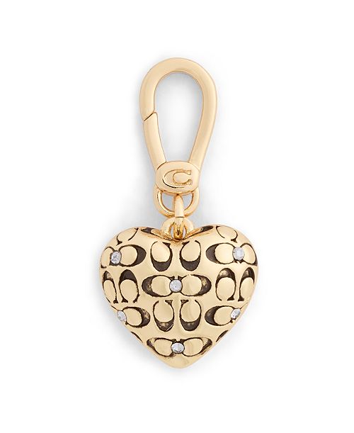 alfani COACH Faux Stone Collectible Signature Quilted Heart Charms Jewelry & Watches