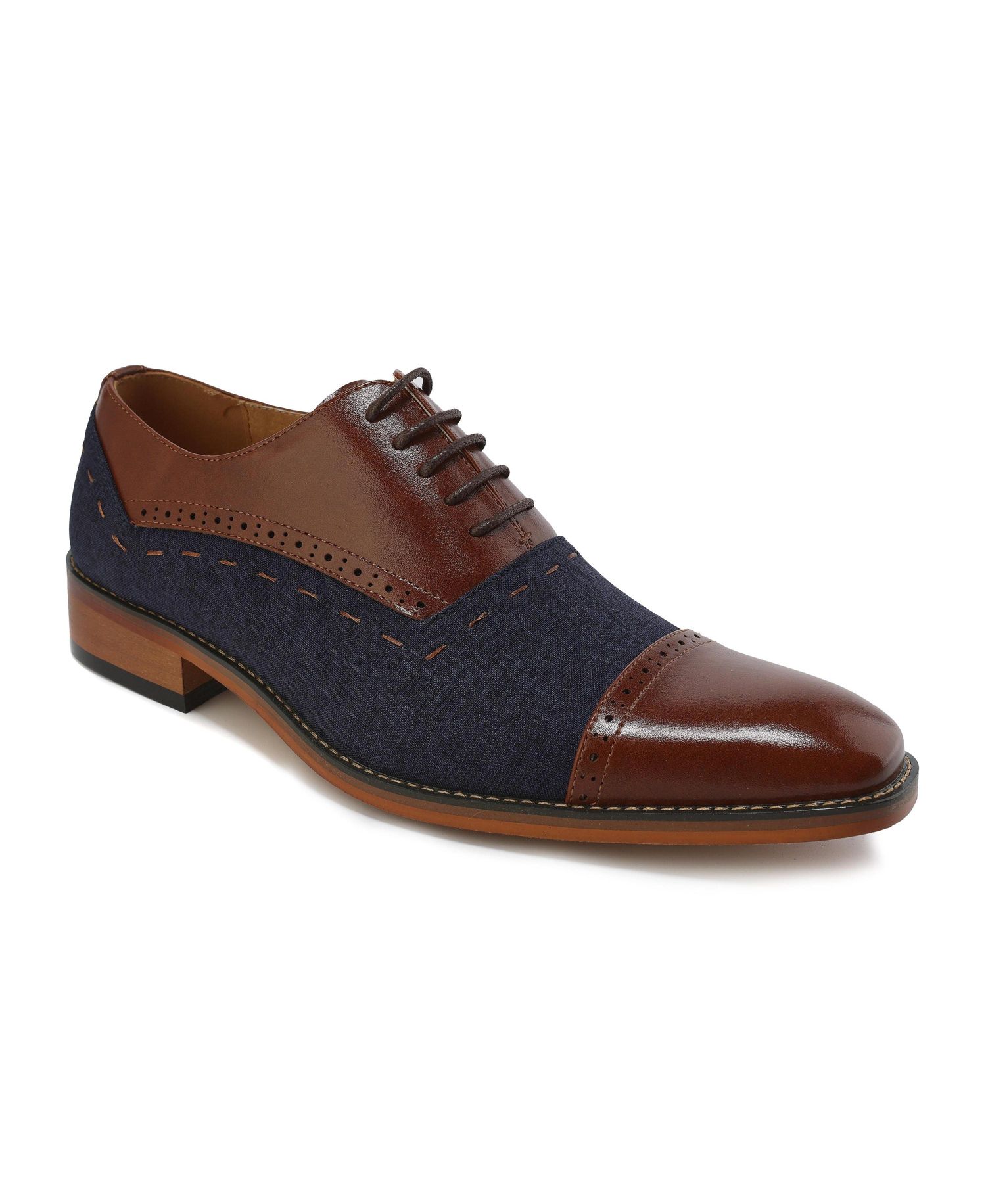 Lace-Up Cap Toe Oxford