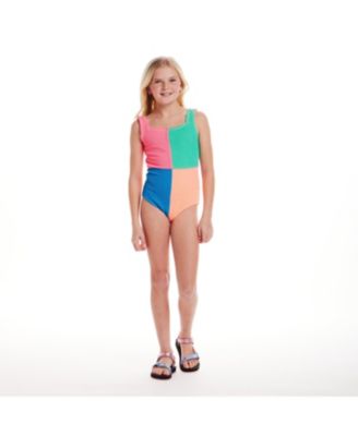 Toddler/Child Girls Colorblocked One-Piece Swimsuit