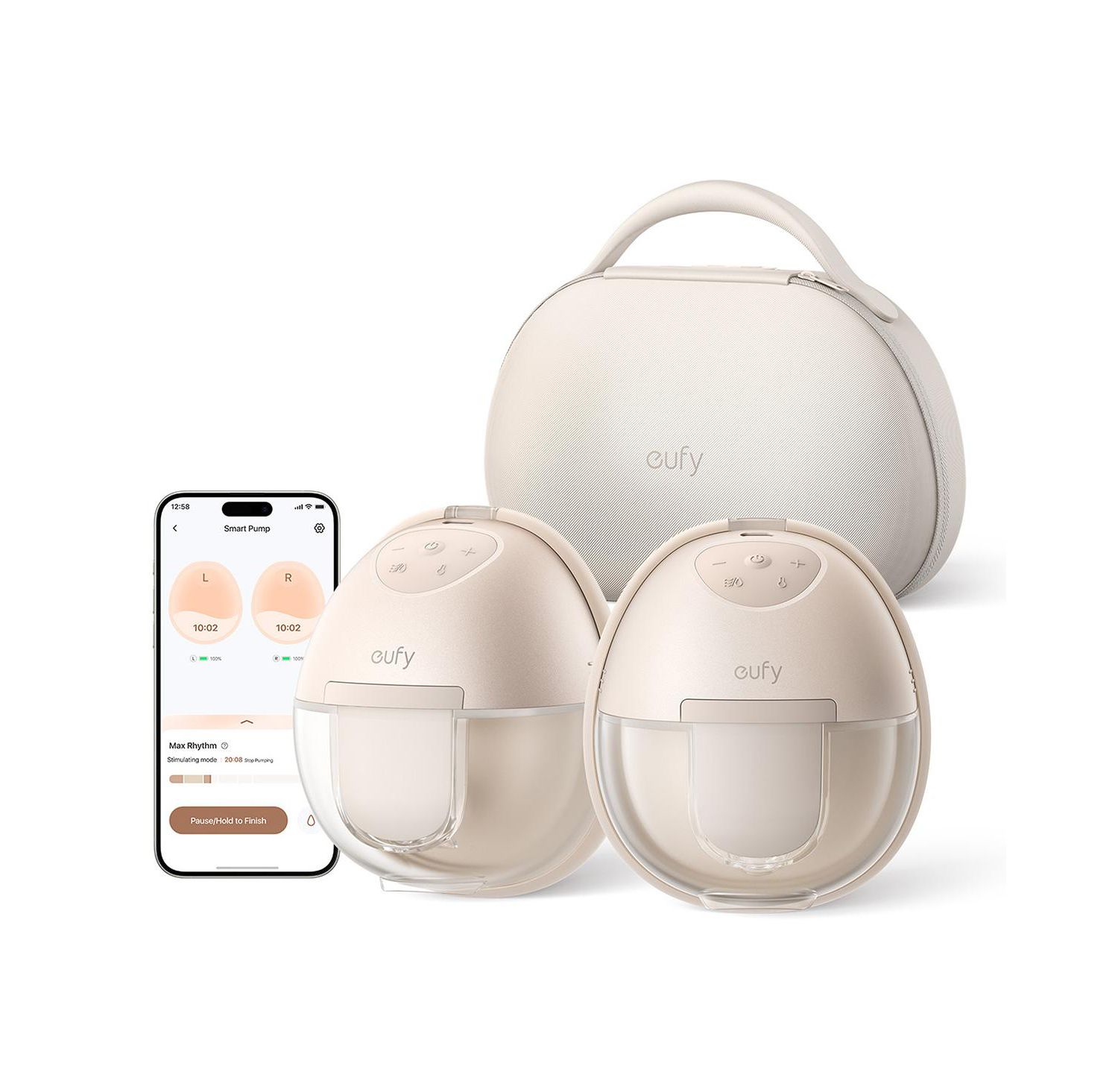 Security Eufy S1 Pro Wearable Breast Pump with HeatFlow Technology