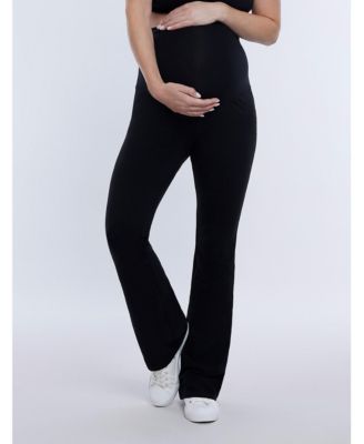 Maternity Secret Fit Over the Belly Full Length Flare Leggings - Motherhood