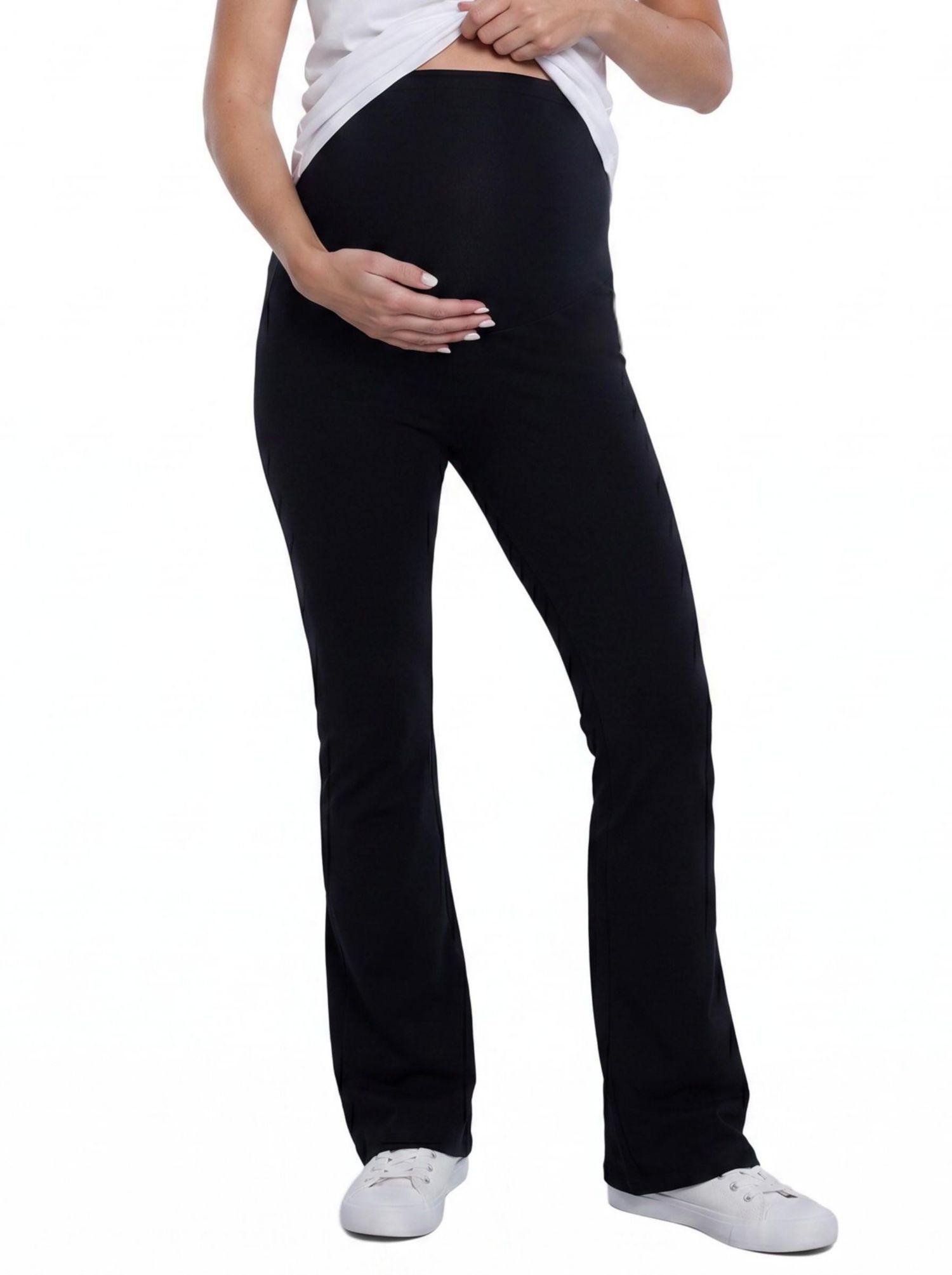 Women's Secret Fit Over the Belly Full Length Flare Leggings - Motherhood