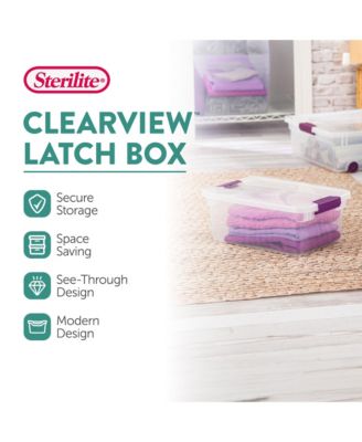 15 Quart Plastic Stackable Storage Container Tote with Lid (36 Pack)