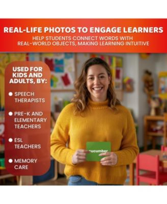 Flash Cards for Kids and Babies - High Contrast, Vocabulary, Emotions and Action Verbs Learning Cards Set