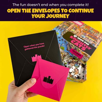 1000 Piece Jigsaw Puzzle for Adults – Themed Puzzles with Bonus Challenges