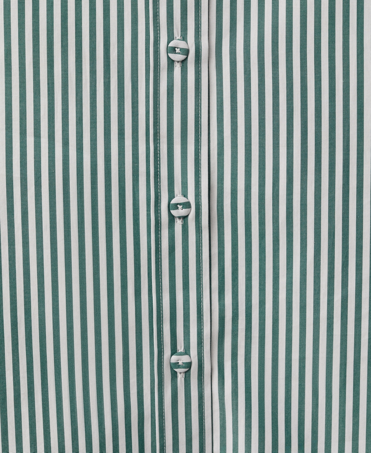 Mango Women's Short Sleeve Striped Shirt