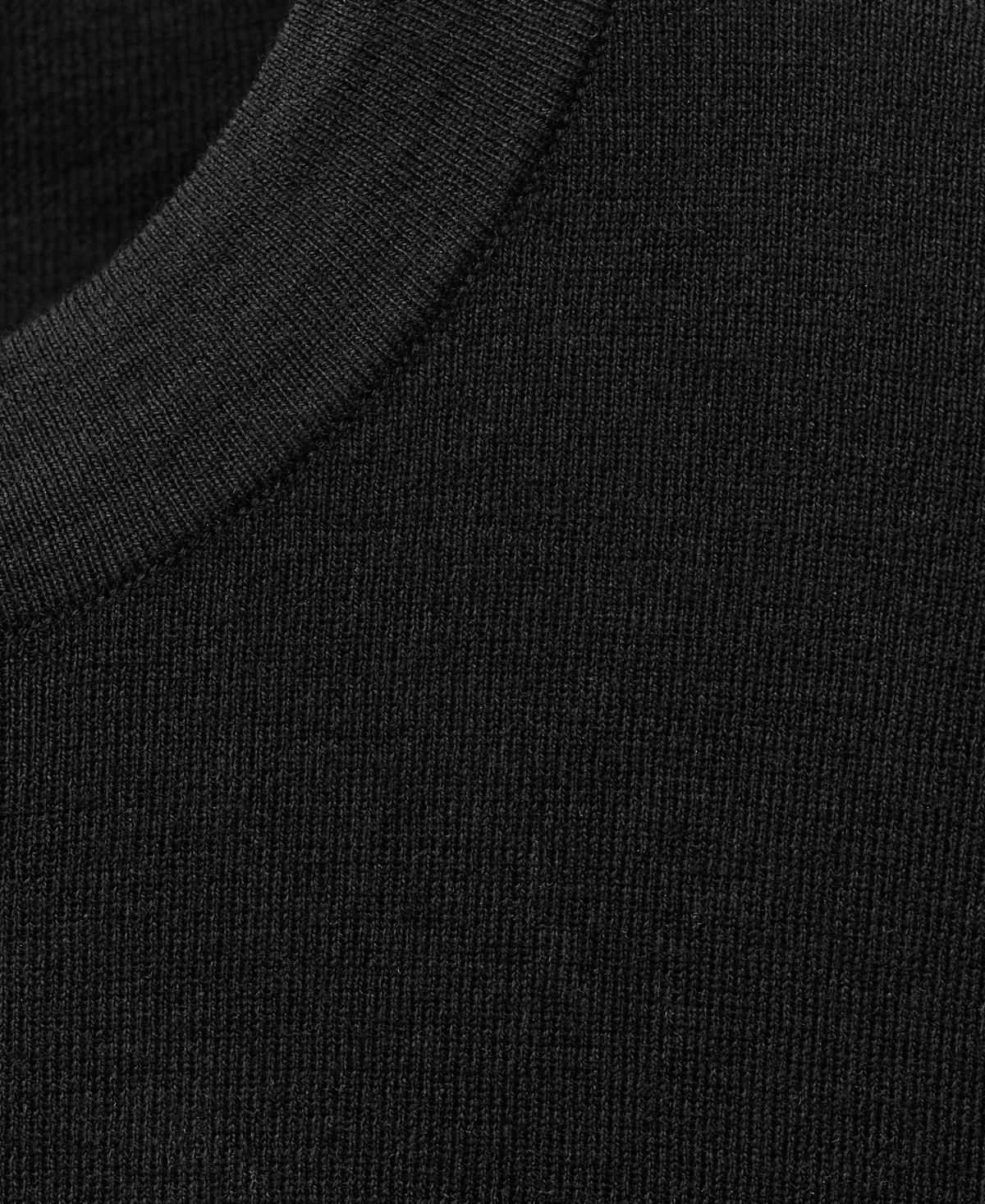 Shop Mango Women's Short-sleeved Wool-blend Sweater In Black